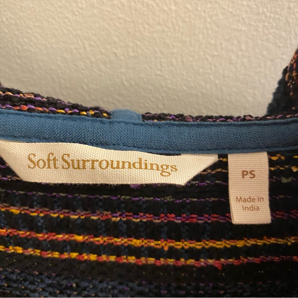 Soft Surroundings Multicolored Jacket Size Petite… - image 2